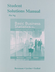 Student Solutions Manual for Basic Business Statistics  - by Mark Berenson