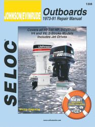 Johnson/Evinrude Outboards 1973-91 Repair Manual Covers all 60-235 HP