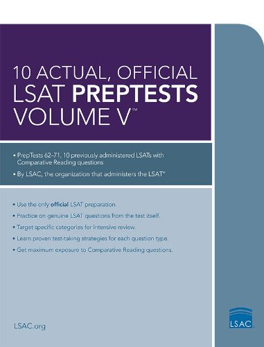 10 Actual Official LSAT PrepTests Volume V