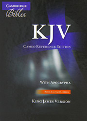 KJV Cameo Reference Edition with Apocrypha KJ455