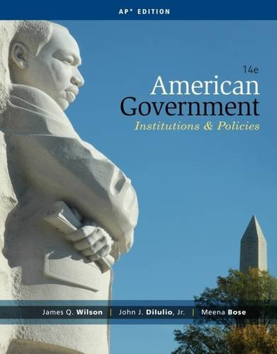 American Government Institutions and Policies