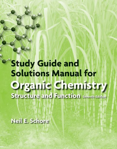 Study Guide/Solutions Manual for Organic Chemistry
