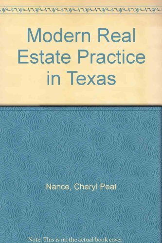 Modern Real Estate Practice In Texas