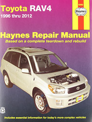 Toyota RAVolume 4 1996-2012 Repair Manual