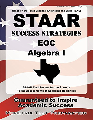 STAAR Success Strategies EOC Algebra I Study Guide