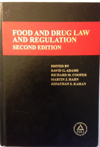 Food and Drug Law and Regulation