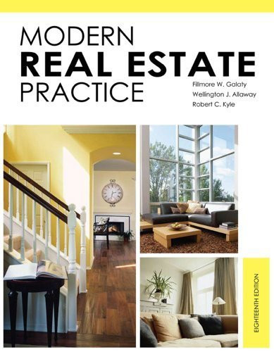 By: Modern Real Estate Practice Eighteenth (18th) Edition