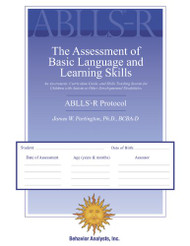 ABLLS-R - The Assessment of Basic Language and Learning Skills - Revised