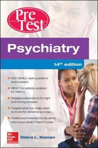 Psychiatry Pretest Self-Assessment and Review