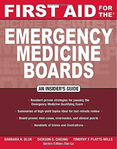 First Aid For The Emergency Medicine Boards