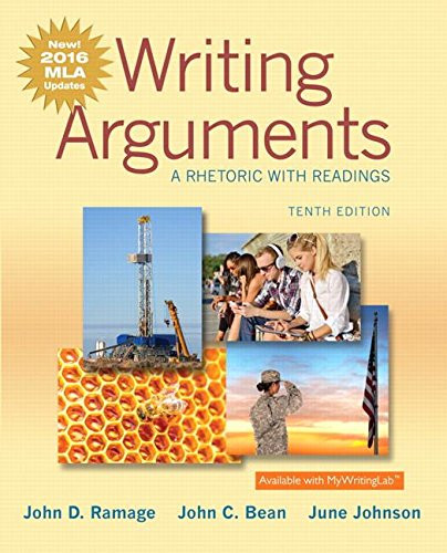 Writing Arguments: A Rhetoric with Readings MLA