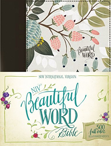 NIV Beautiful Word Bible Cloth over Board Multi-color Floral