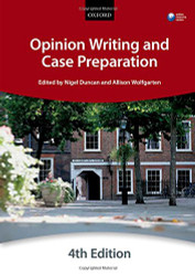 Opinion Writing and Case Preparation