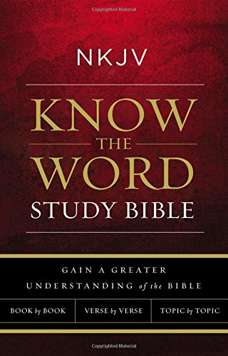 NKJV Know The Word Study Bible Red Letter Edition