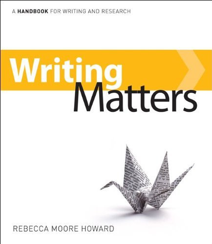 Writing Matters