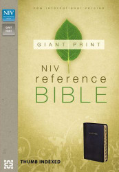 NIV Reference Indexed Bible Giant Print