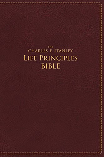 Charles F. Stanley Life Principles Leather Bible