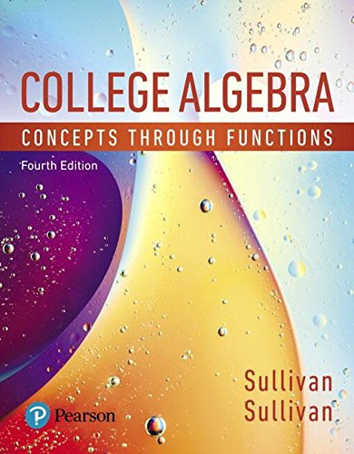 College Algebra Concepts Through Functions