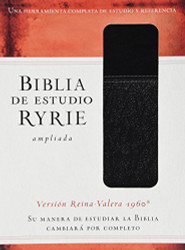 Biblia de estudio Ryrie ampliada: Duo-tono negor conandice