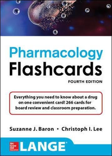 Lange Pharmacology Flash Cards