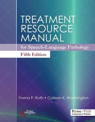Treatment Resource Manual for Speech Language Pathology