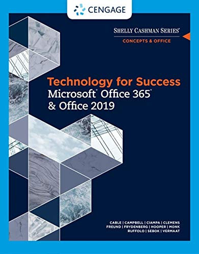Microsoft Office 365 & Office 2019 Loose-leaf Version