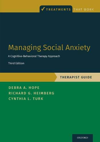 Managing Social Anxiety Therapist Guide