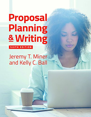 Proposal Planning and Writing