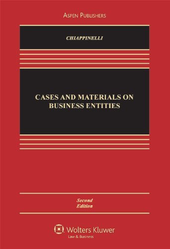 Cases And Materials On Business Entities
