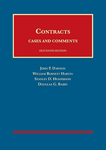 Contracts Cases and Comments