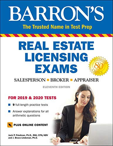 Barron's Real Estate Licensing Exams with Online Digital Flashcards