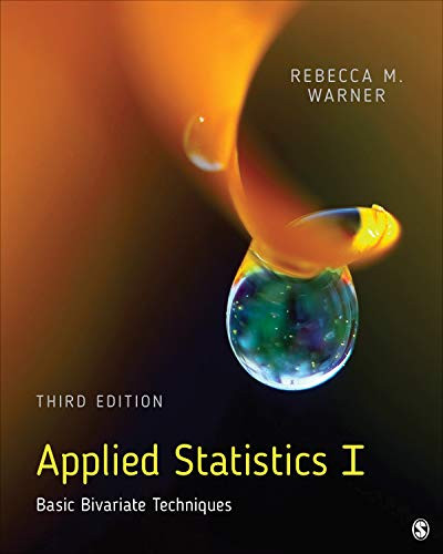Applied Statistics 1 Basic Bivariate Techniques