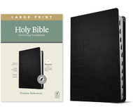 NLT Large Print Thinline Reference Bible Filament Enabled Edition