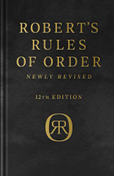 Robert's Rules of Order Newly Revised Deluxe