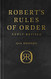 Robert's Rules of Order Newly Revised Deluxe