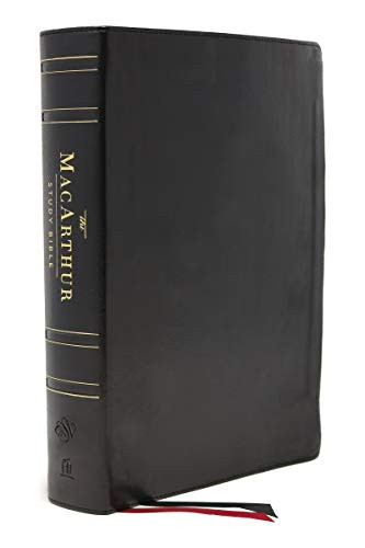 ESV MacArthur Study Bible Genuine leather Black