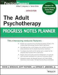 Adult Psychotherapy Progress Notes Planner