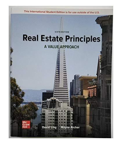 Real Estate Principles A Value Approach