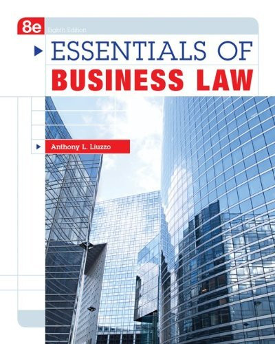 Essentials Of Business Law