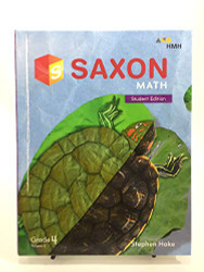 Saxon Math Book Grade 4 Volume 2 HMH