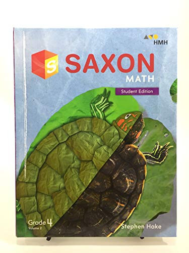 Saxon Math Book Grade 4 Volume 2 HMH