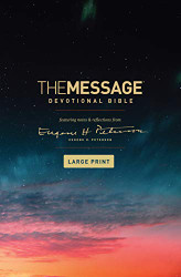 Message Devotional Bible Large Print