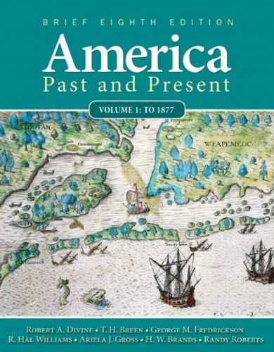 America Past And Present Volume 1
