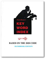 Tom Henry's Keyword Index Based on the 2020 NEC Code