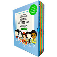 Little People Big Dreams Inspiring Artists and Writers Gift 5 Books Box Collection Set