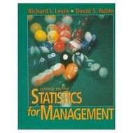 Statistics For Management