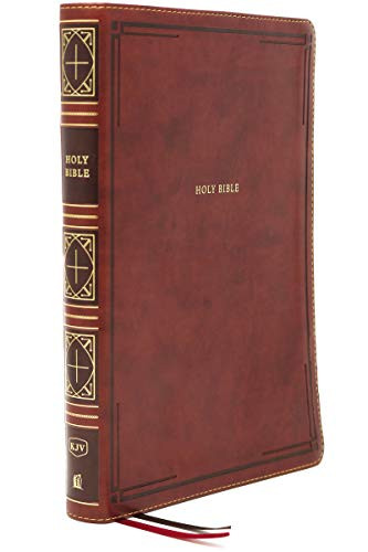 KJV Thinline Bible Giant Print Leathersoft Brown Thumb Indexed Red Letter Comfort Print KJV Thinline Bible Giant Print Leathersoft Brown Thumb Indexed Red Letter Comfort Print