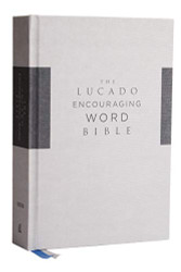 NIV Lucado Encouraging Word Bible Cloth over Board Gray Comfort Print