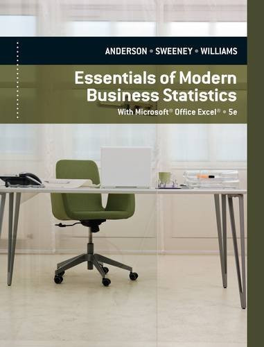 Essentials Of Modern Business Statistics With Microsoft Excel