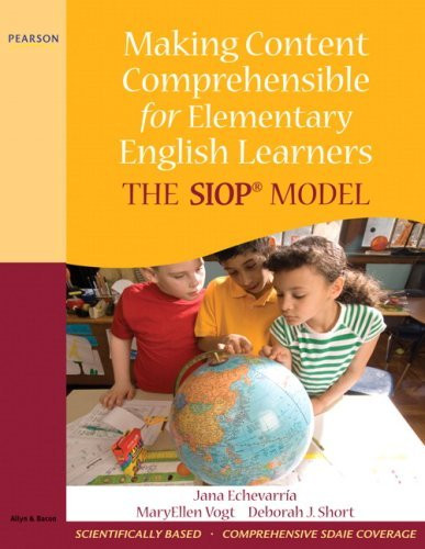 Making Content Comprehensible For Elementary English Learners
